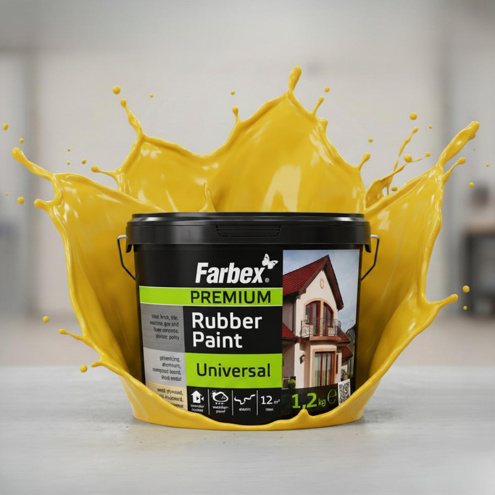 Liquid Rubber Yellow – 1.2 kg bucket