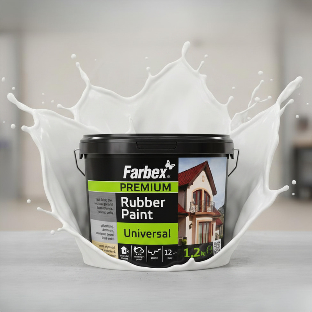 Liquid Rubber White – Elastic Waterproof Coating (RAL 9003)