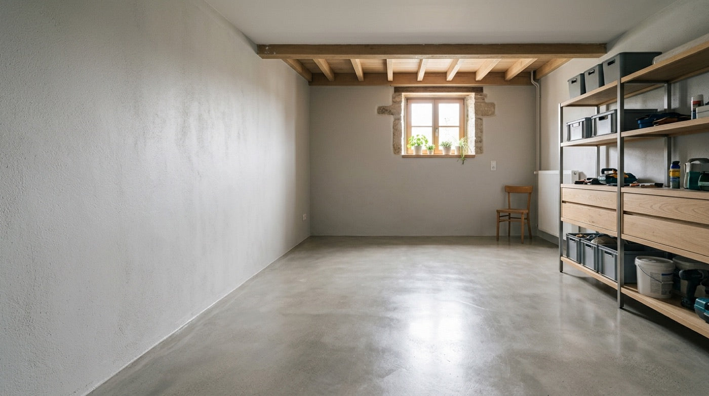 Basement wall waterproofing