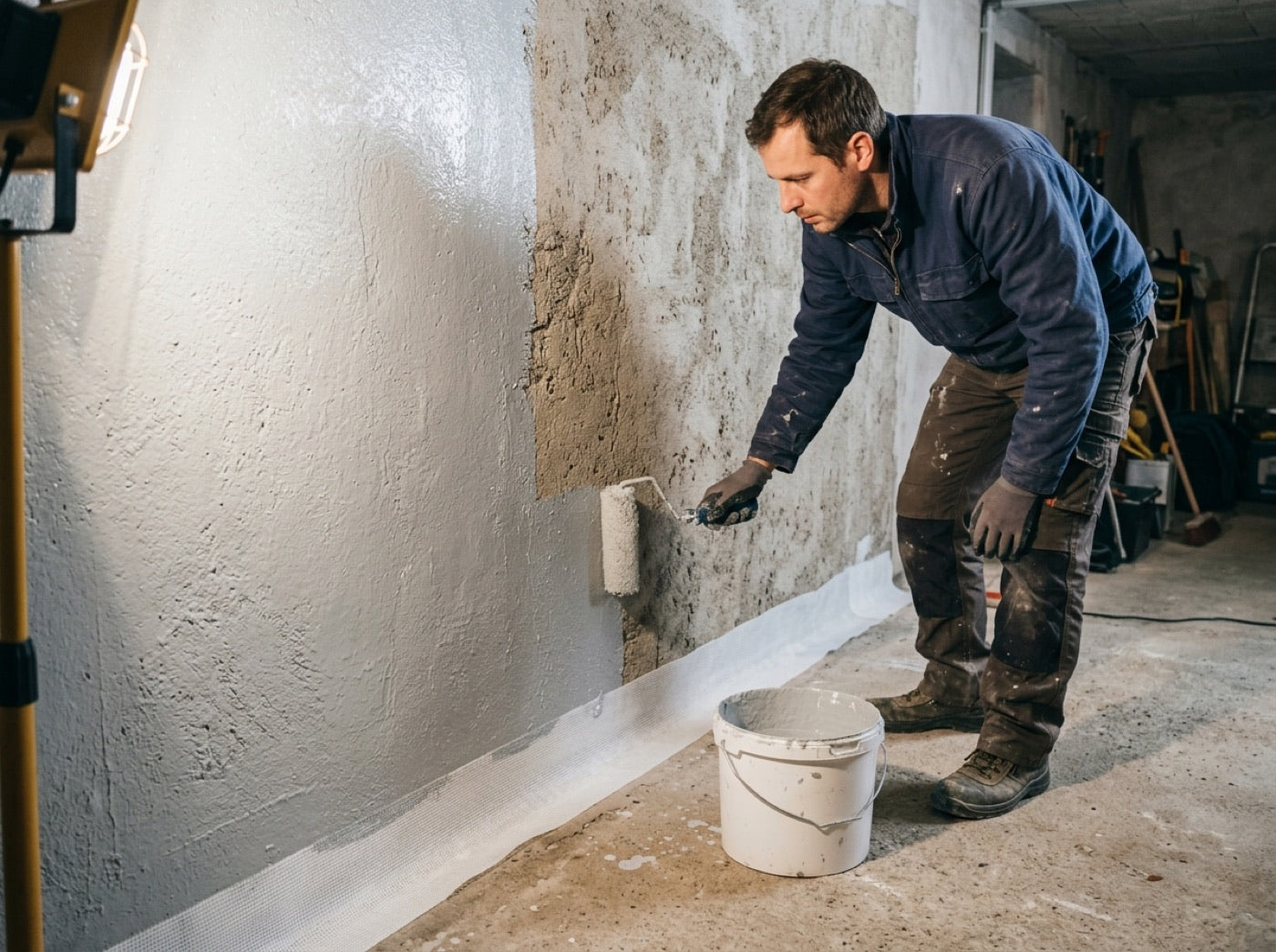 First coat — base barrier